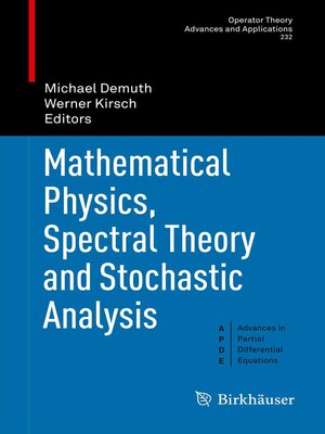 cover image of Mathematical Physics, Spectral Theory and Stochastic Analysis